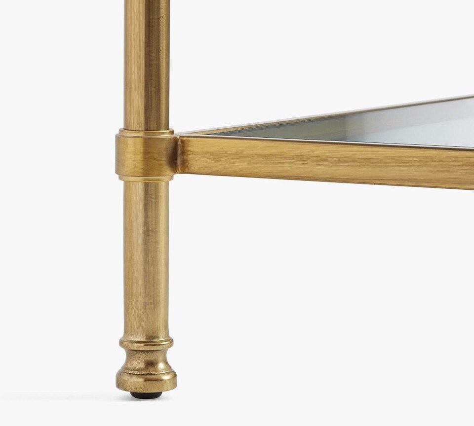 Everson Rectangular Glass Coffee Table Pottery Barn Australia